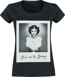 Leia - Girls Run The Galaxy, Star Wars, T-Shirt