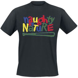 Classic Colourful Logo, Naughty by Nature, T-Shirt