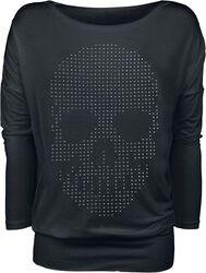 Skull, Full Volume by EMP, Long-sleeve Shirt