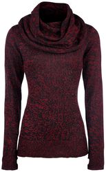 Up The Neck, Black Premium by EMP, Knit jumper