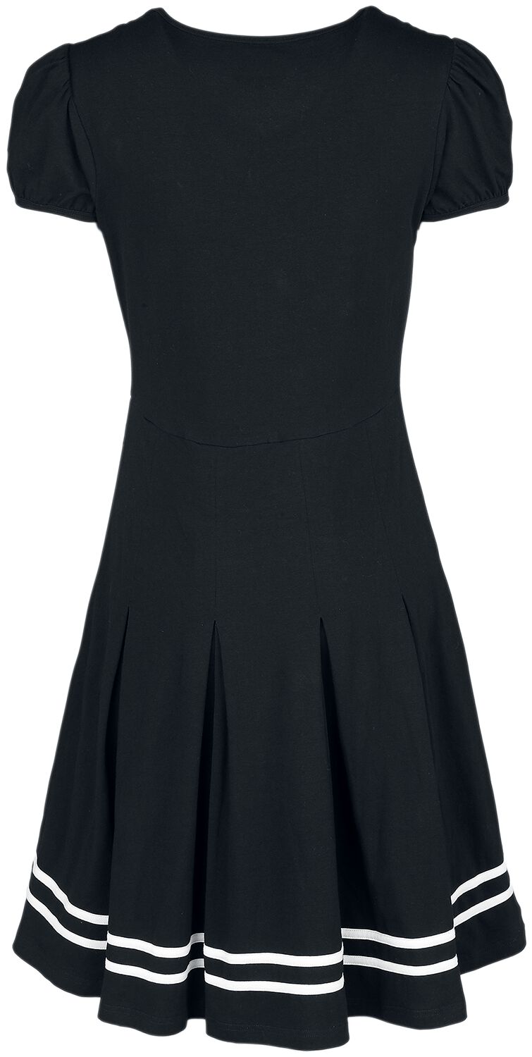 Oldschool dress with rose print Rock Rebel by EMP Short dress EMP