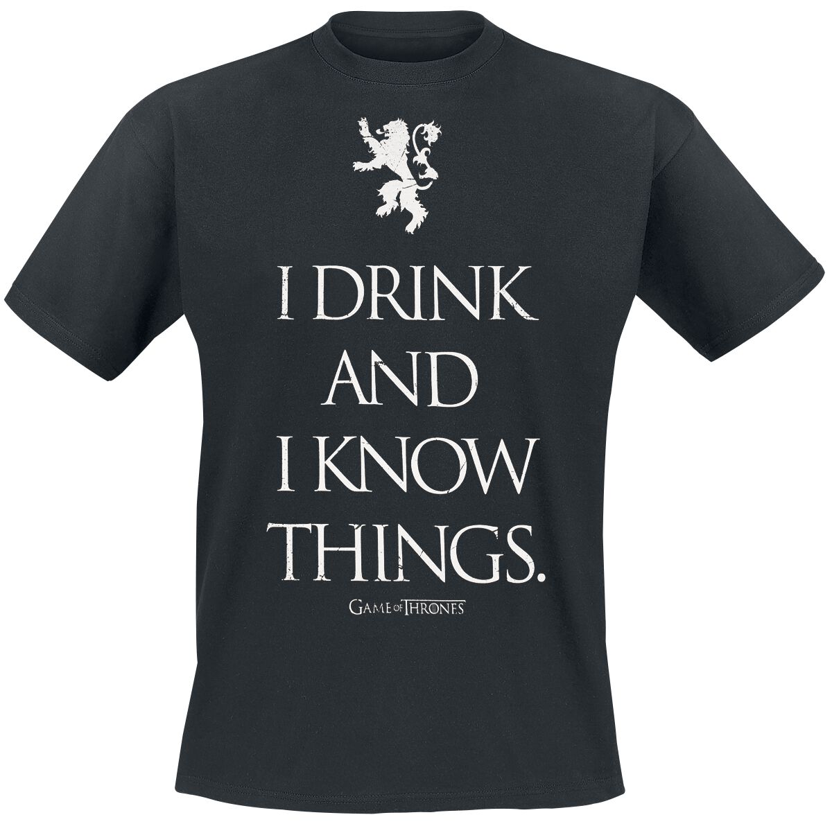 I Drink And I Know Things Game Of Thrones T Shirt Emp