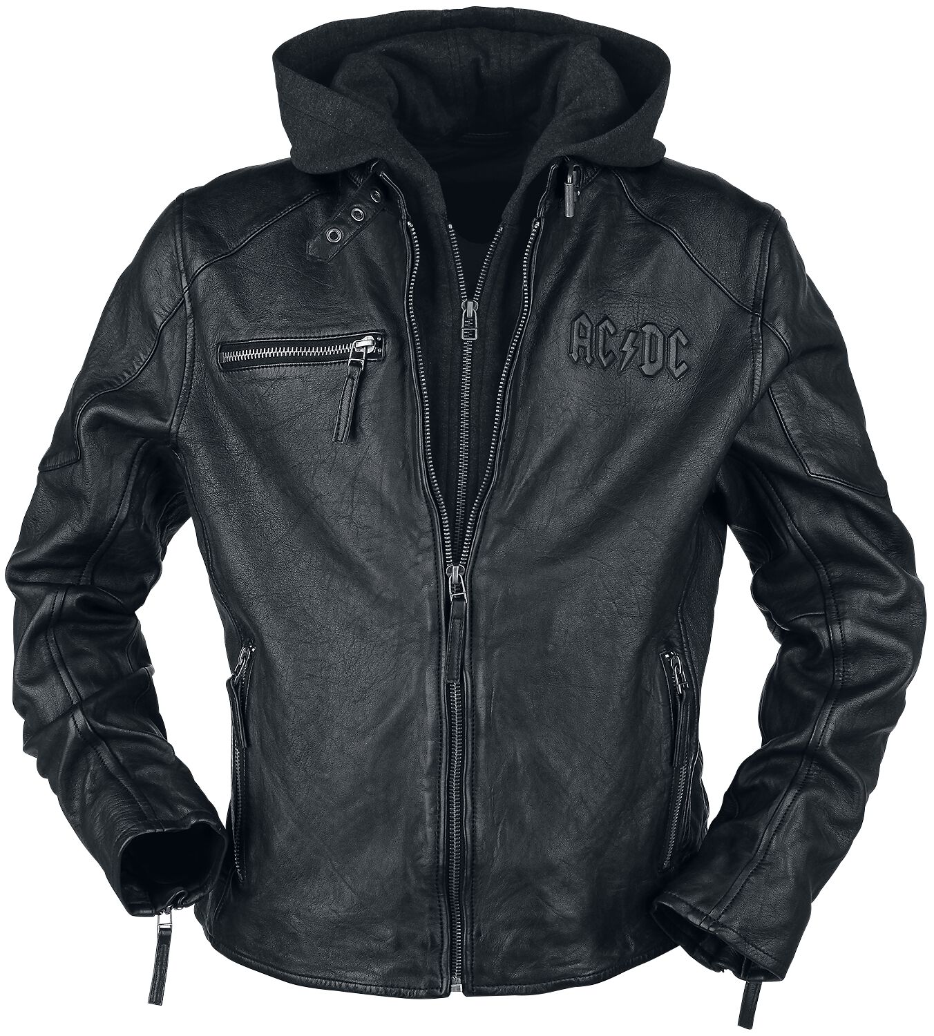 Rock Roll Will Never Die Ac Dc Leather Jacket Emp