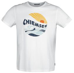 RED X CHIEMSEE - White T-Shirt with Print
