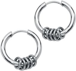 Hoop Earrings with Rings, etNox, Earring